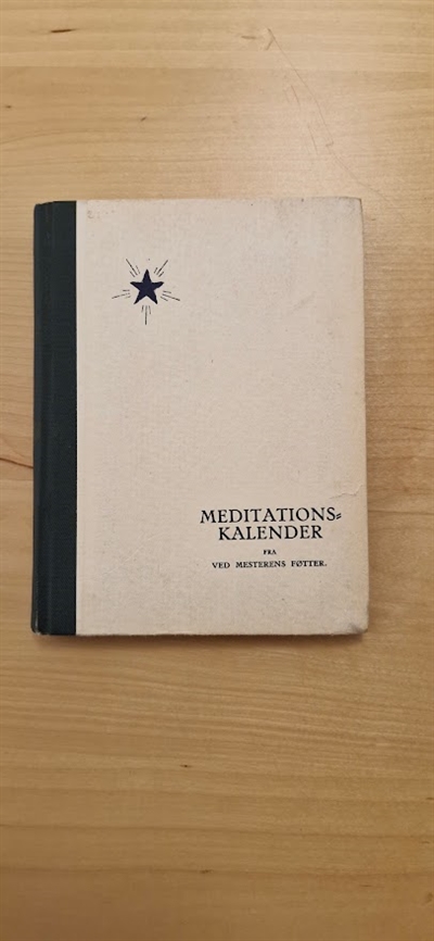 Bjørset, Brynjolf: Meditations kalender (1923)  - (BRUGT - VELHOLDT)